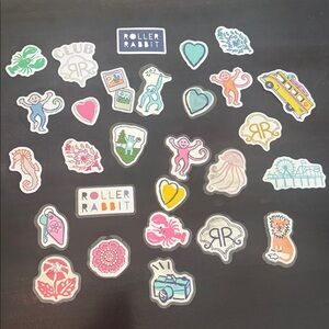 NWT Roller Rabbit Multicolor Stickers - Set of 28